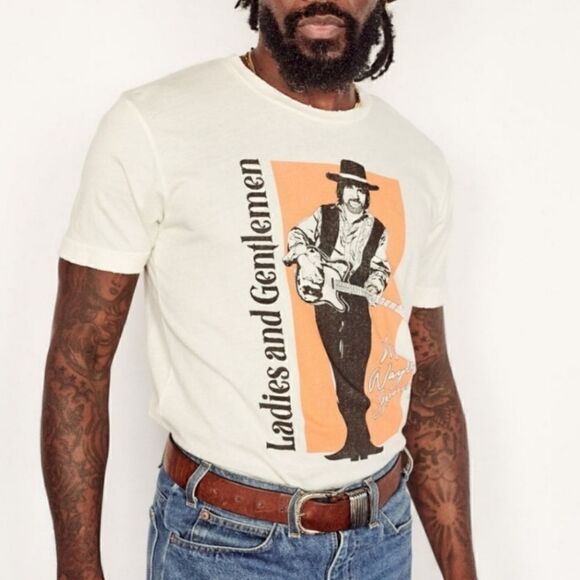 NWOT Midnight Rider Ladies & Gentlemen Waylon Jennings Unisex Tee Sz Extra Large - Picture 2 of 15